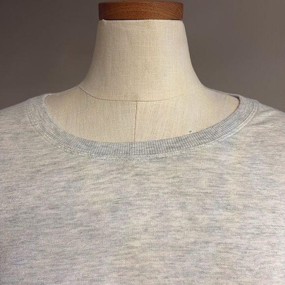 ATHLETA women’s super soft open modal back leisure top long sleeve light gray M - Picture 3 of 10